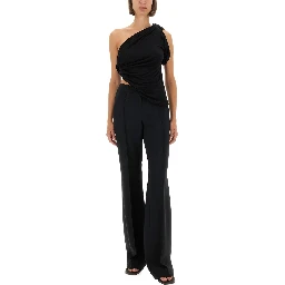 DRAPED ONE-SHOULDER TOP