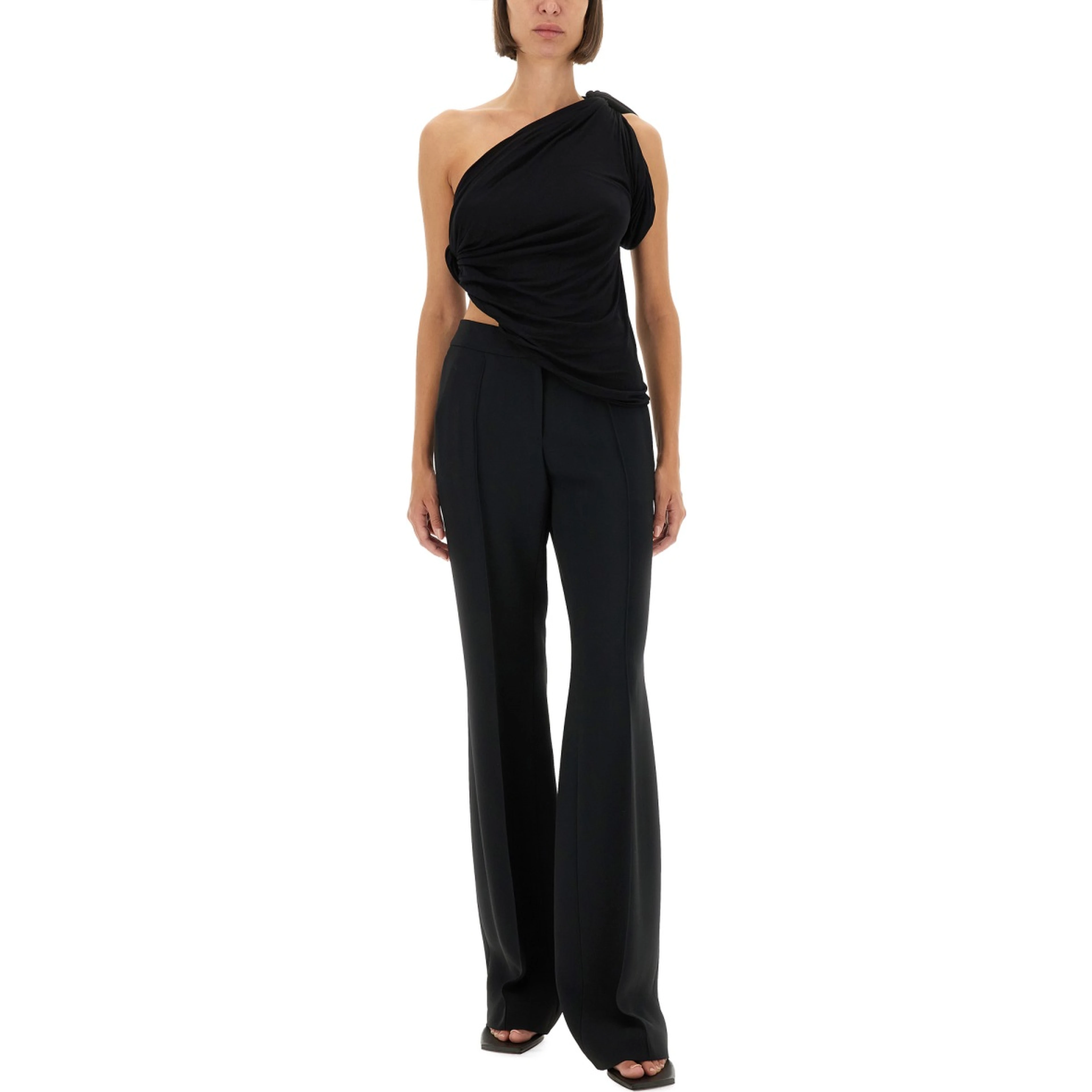 DRAPED ONE-SHOULDER TOP