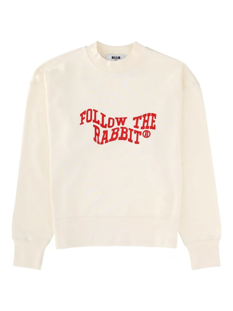 "FOLLOW THE RABBIT" SWEATSHIRT