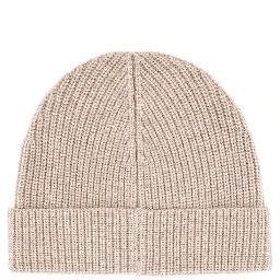 WOOL HAT WITH LOGO PATCH