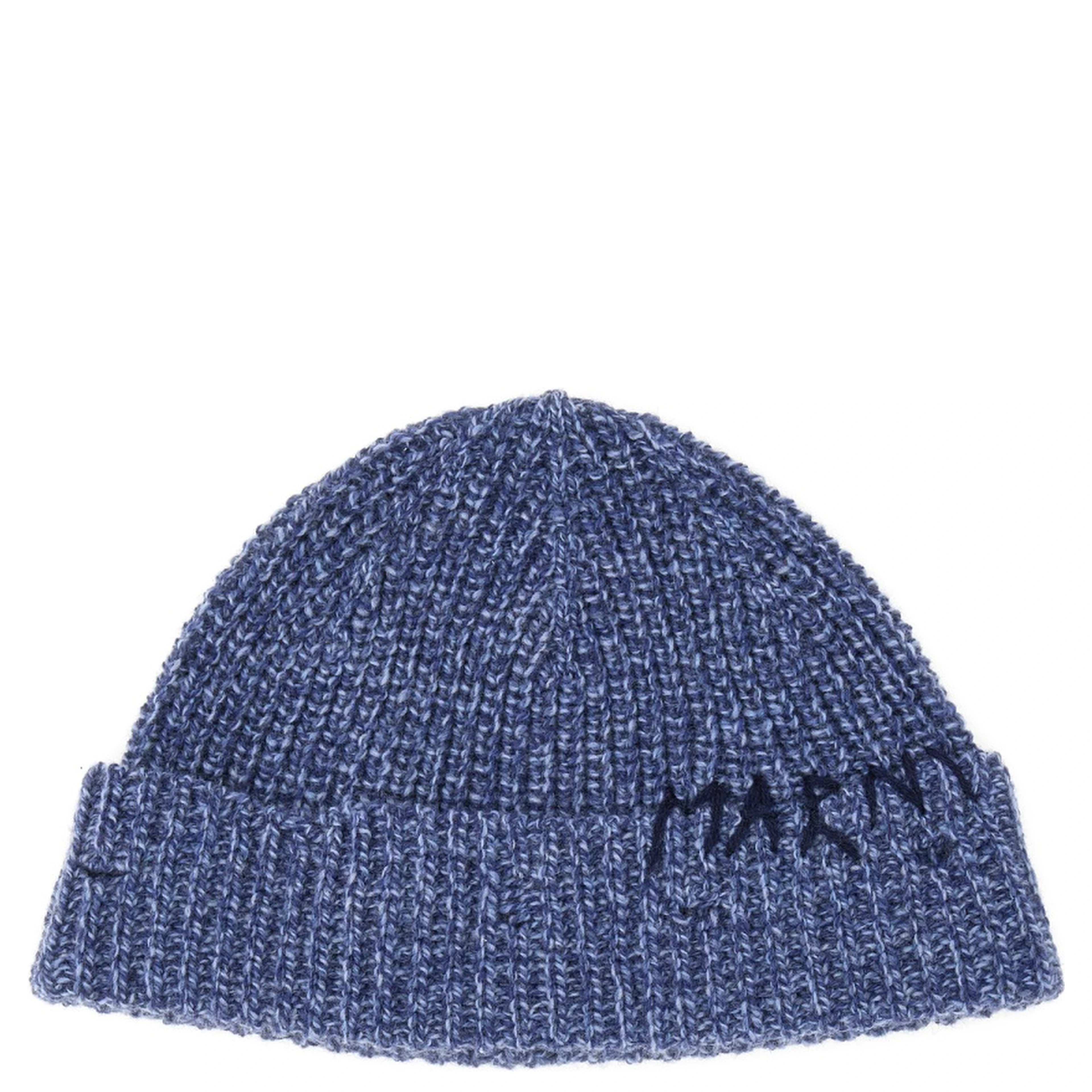 BEANIE HAT WITH "MARNI MENDING" EMBROIDERY