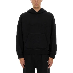 SWEATSHIRT WITH EMBOSSED LOGO