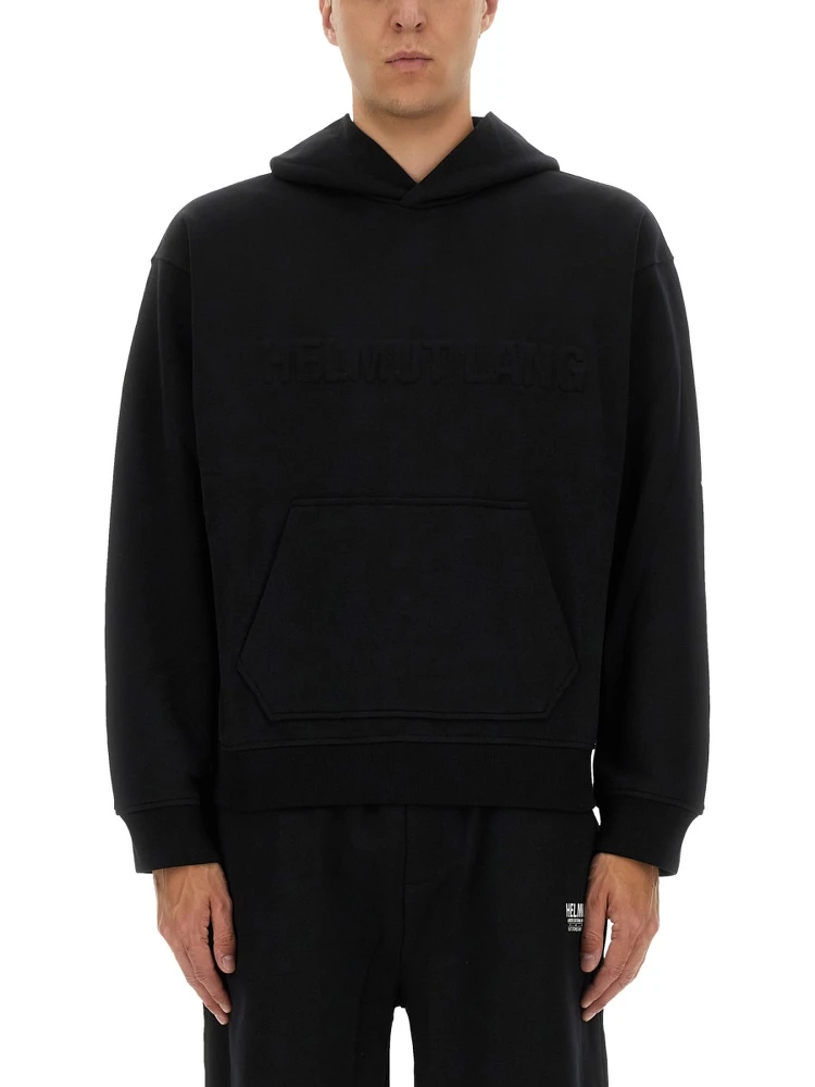 SWEATSHIRT WITH EMBOSSED LOGO