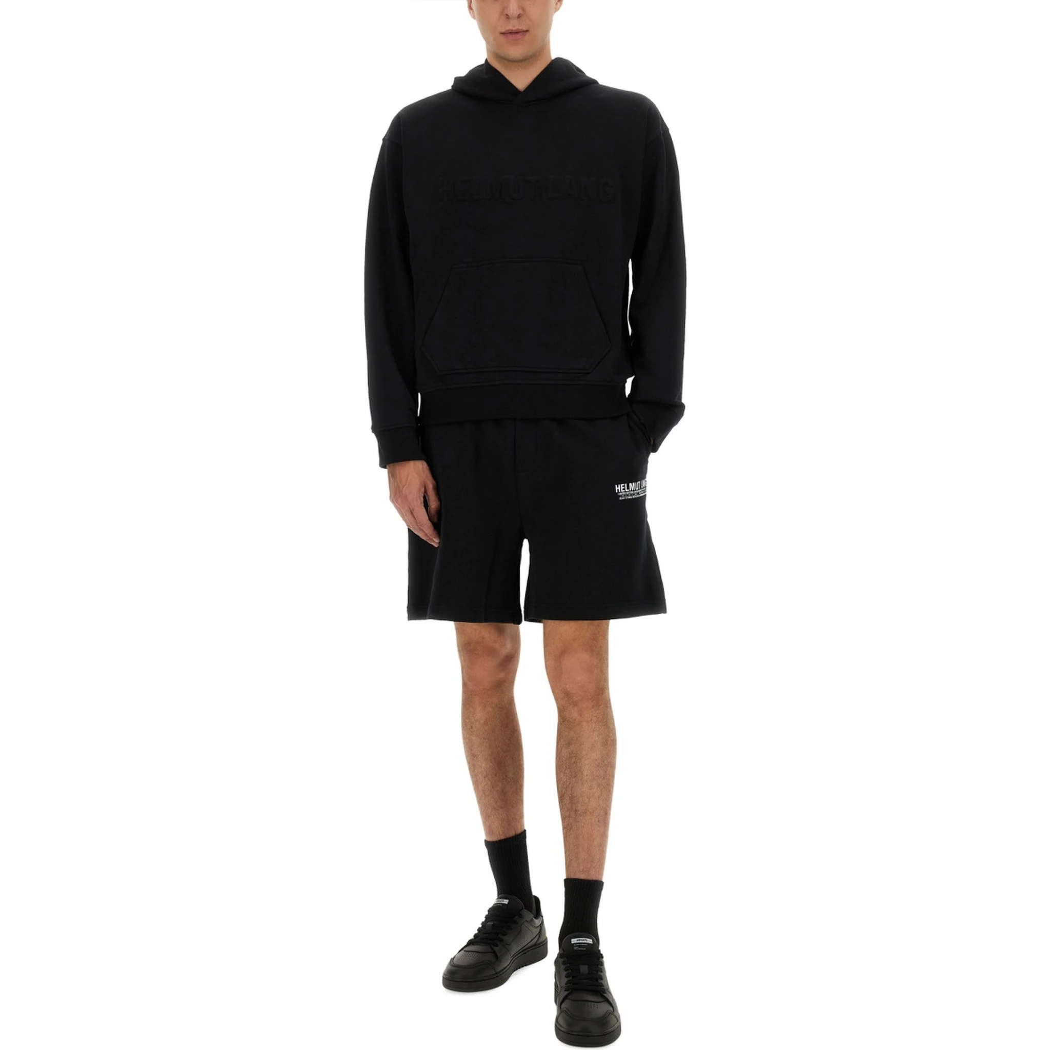 SWEATSHIRT WITH EMBOSSED LOGO