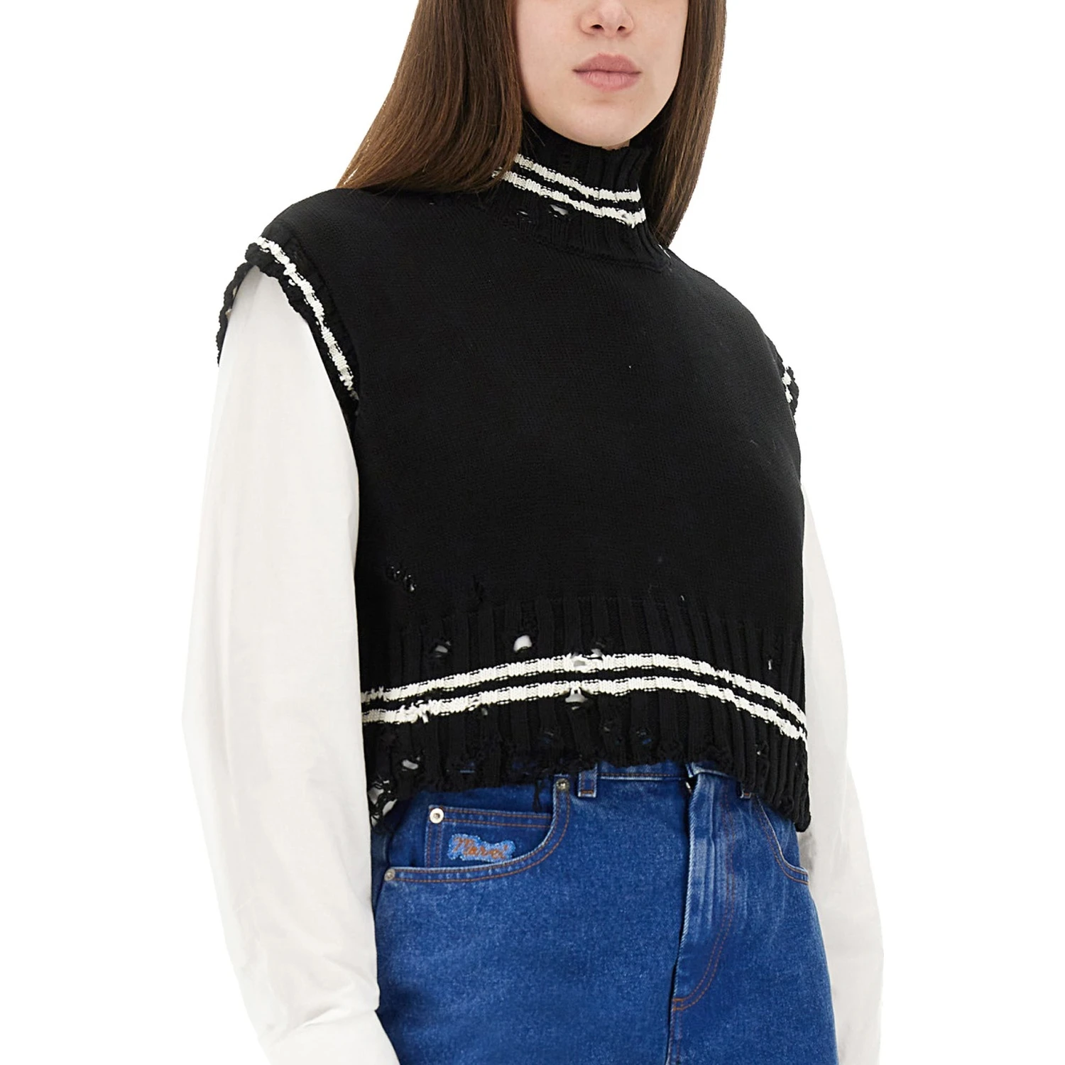 SHORT COTTON VEST