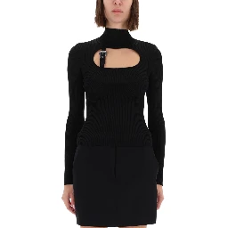 RIBBED TOP WITH BUCKLE