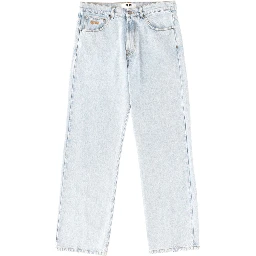 JEANS WITH EMBROIDERED LOGO