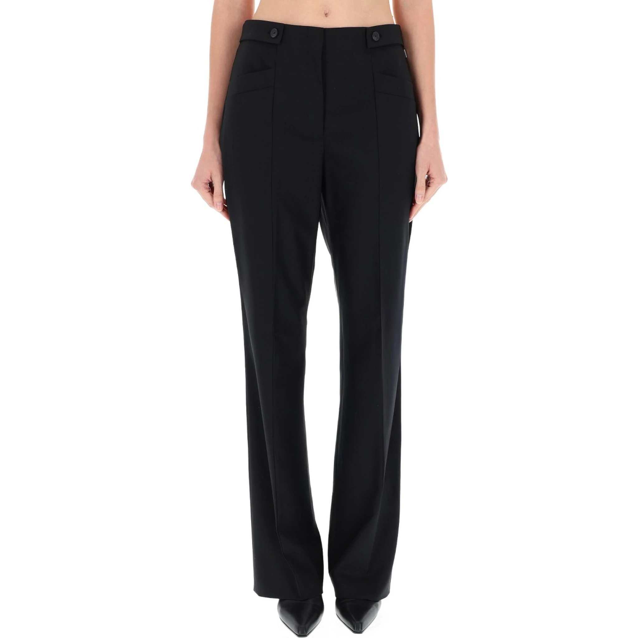 STRIPED BOOTCUT PANTS