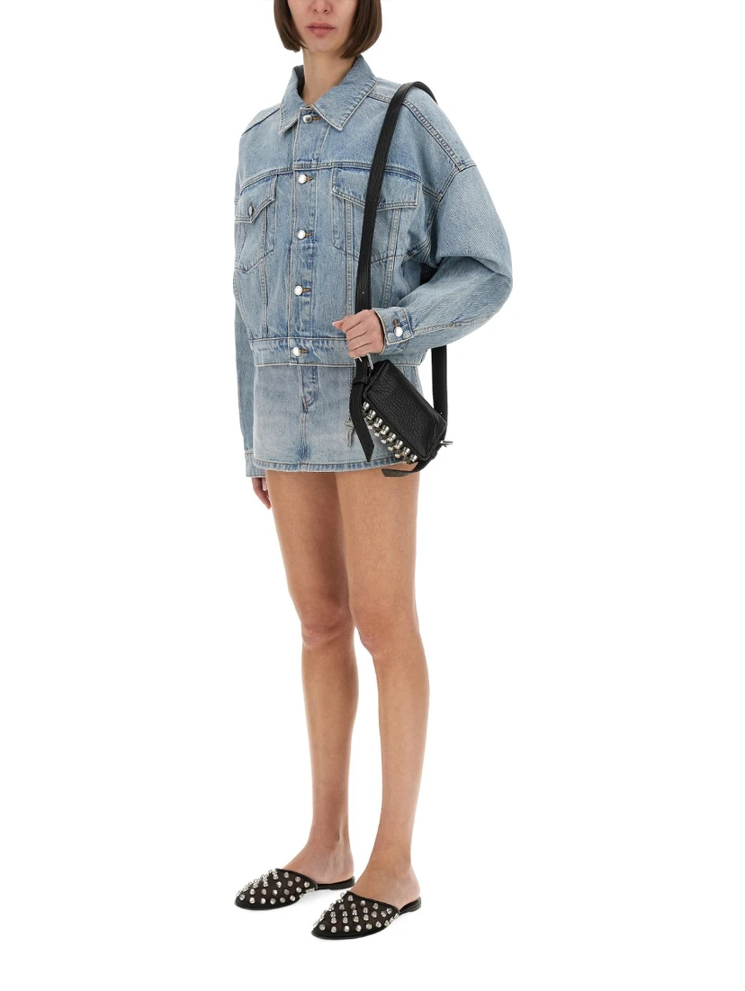 DENIM CLIP-ON TRUCKER JACKET