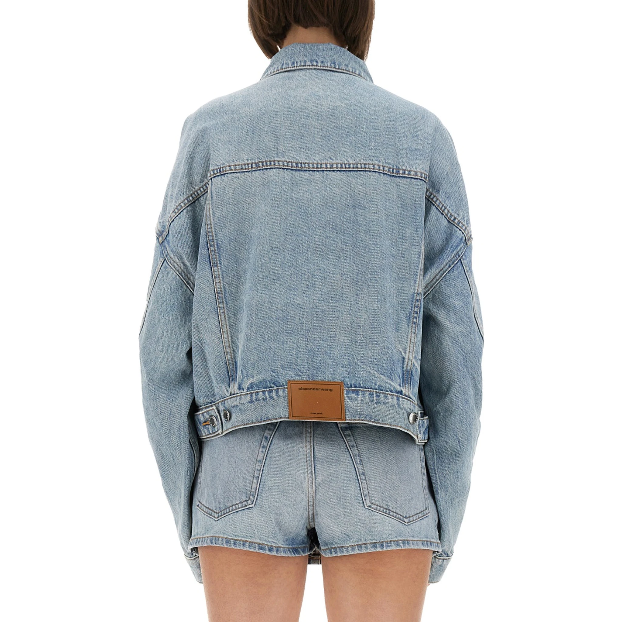 DENIM CLIP-ON TRUCKER JACKET