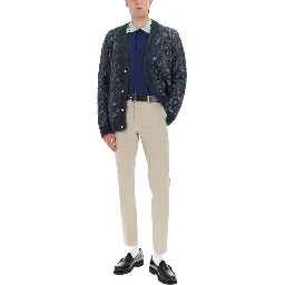 MONOGRAM "FLUFFY" CARDIGAN