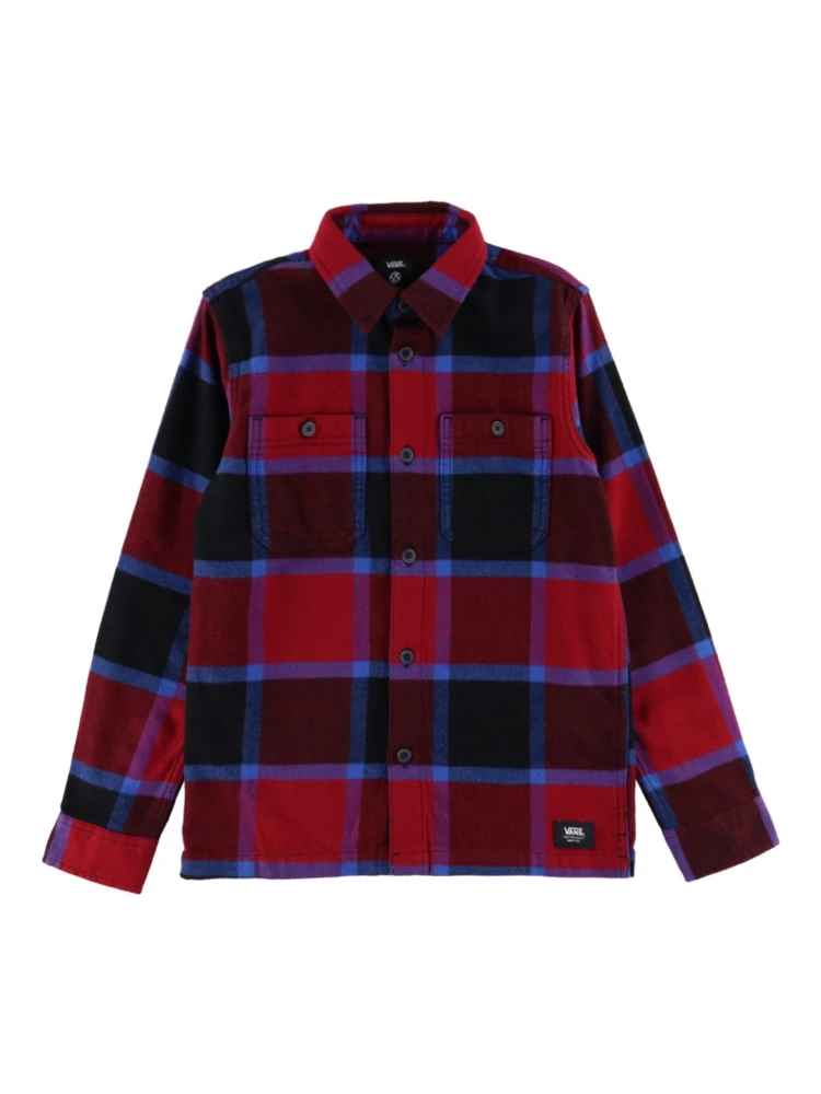 FLANNEL SHIRT WITH LOGO