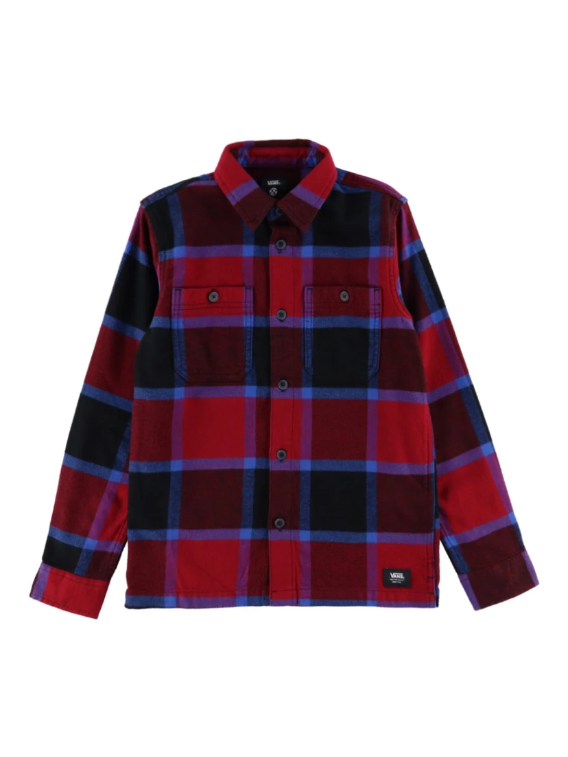 FLANNEL SHIRT WITH LOGO