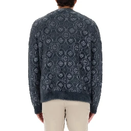 MONOGRAM "FLUFFY" CARDIGAN