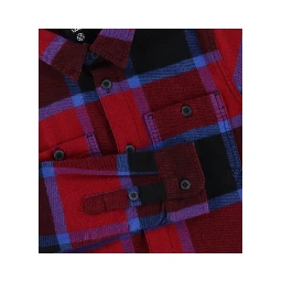 FLANNEL SHIRT WITH LOGO