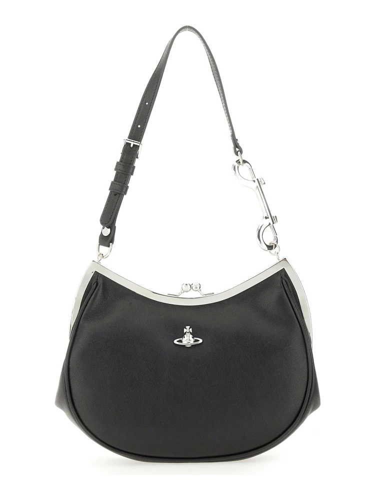 BAG WITH LOGO PLAQUE