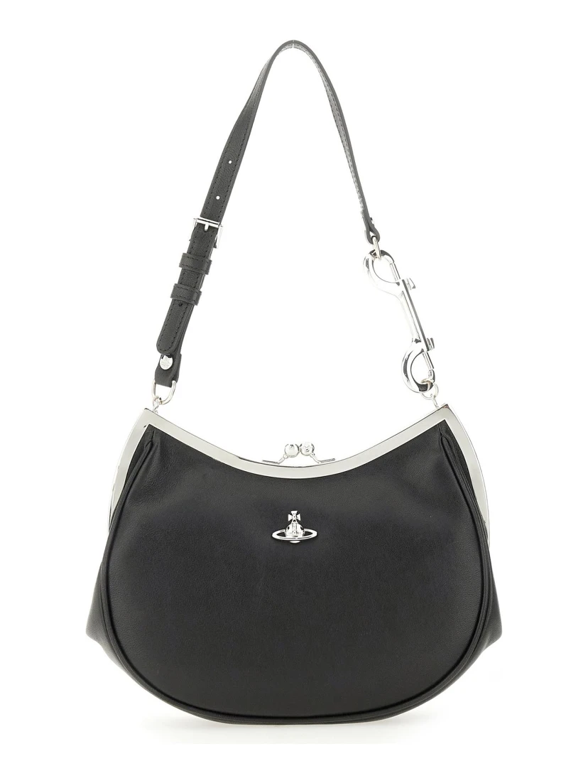 BAG WITH LOGO PLAQUE