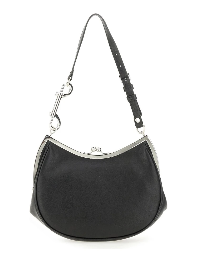 BAG WITH LOGO PLAQUE