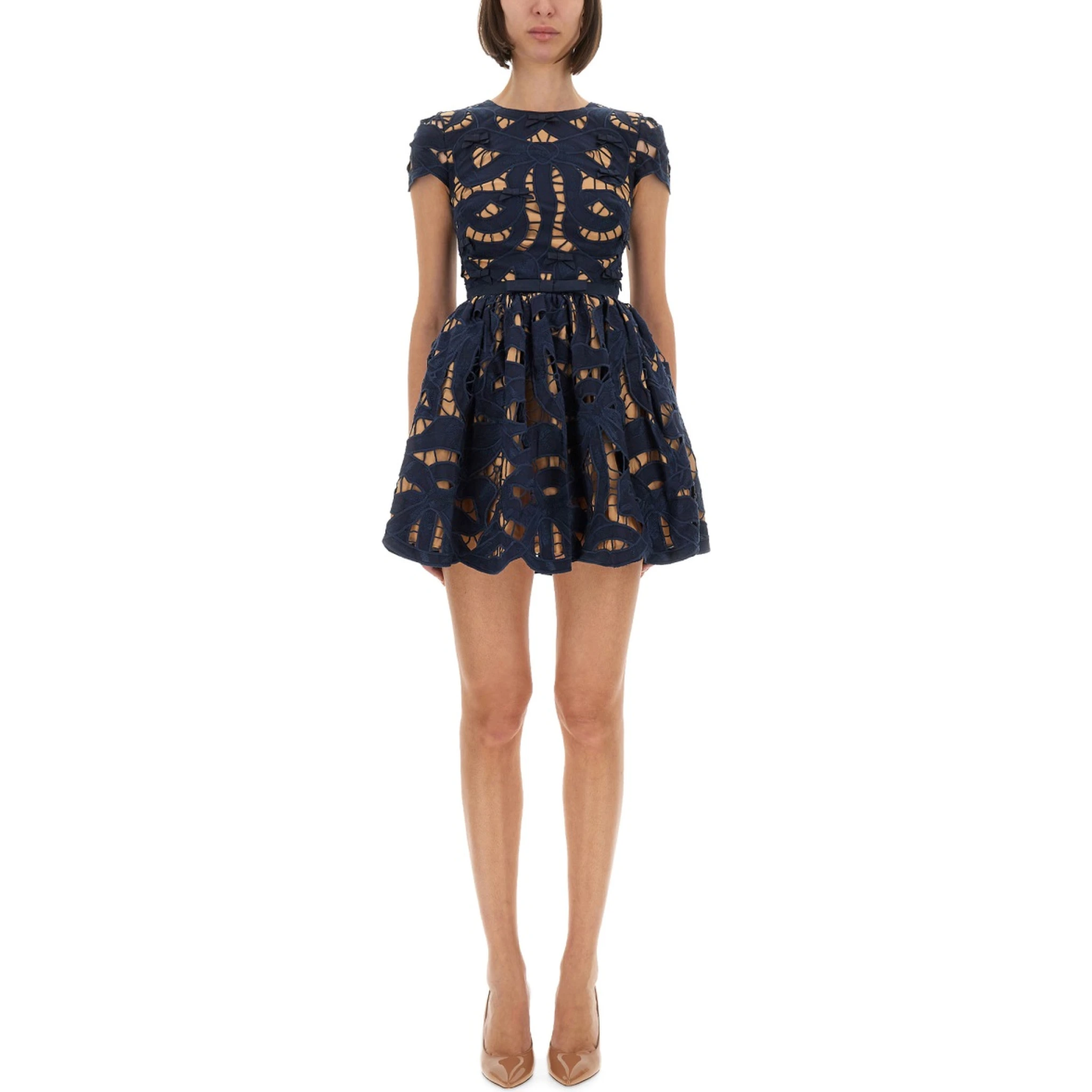 MINI DRESS WITH BOW