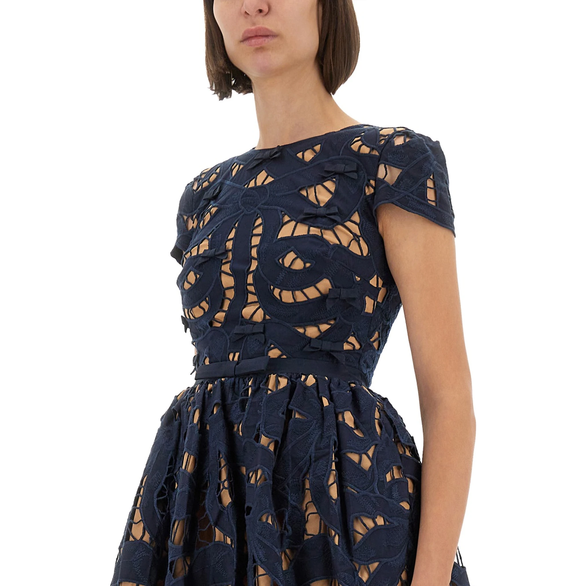 MINI DRESS WITH BOW