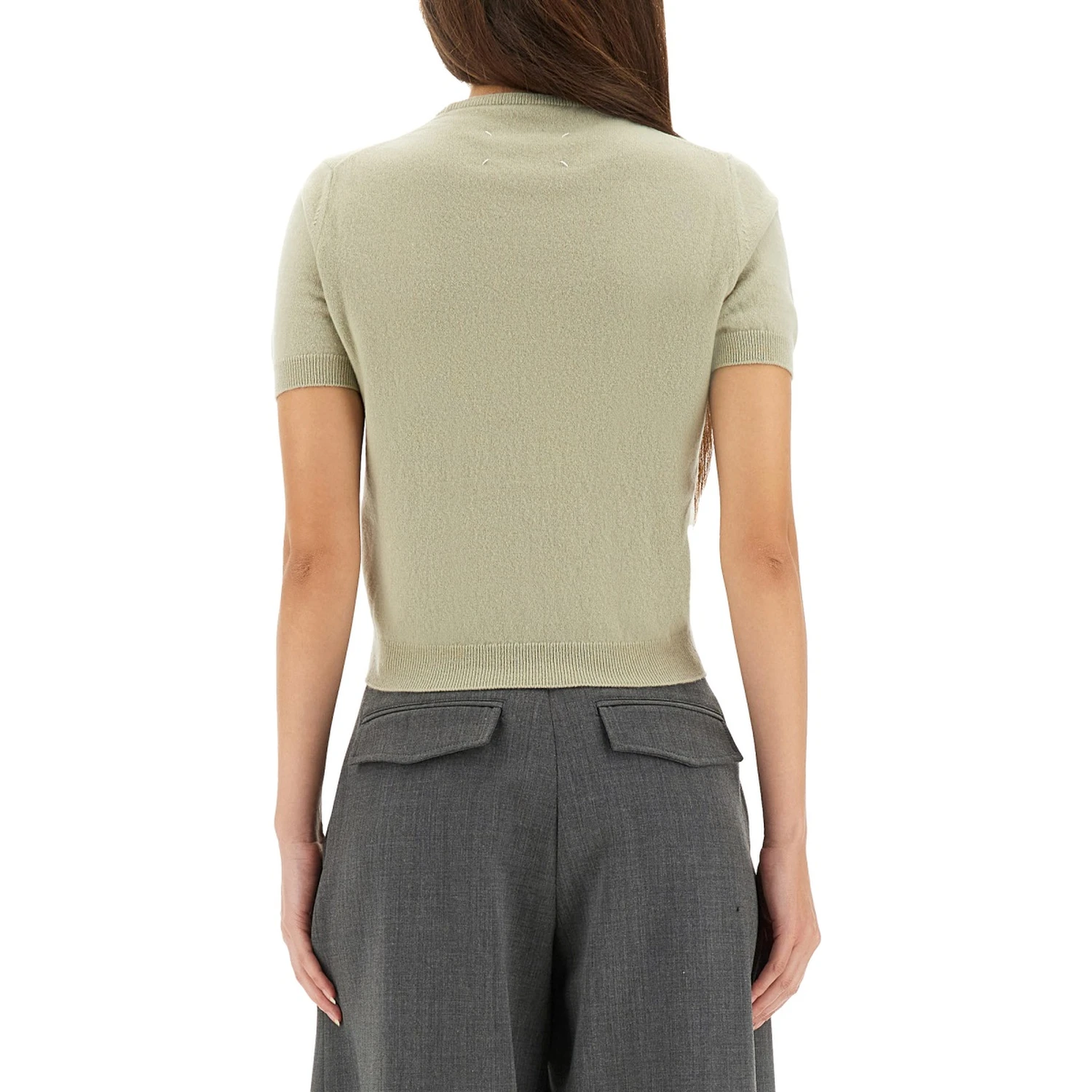 WOOL CREW NECK T-SHIRT