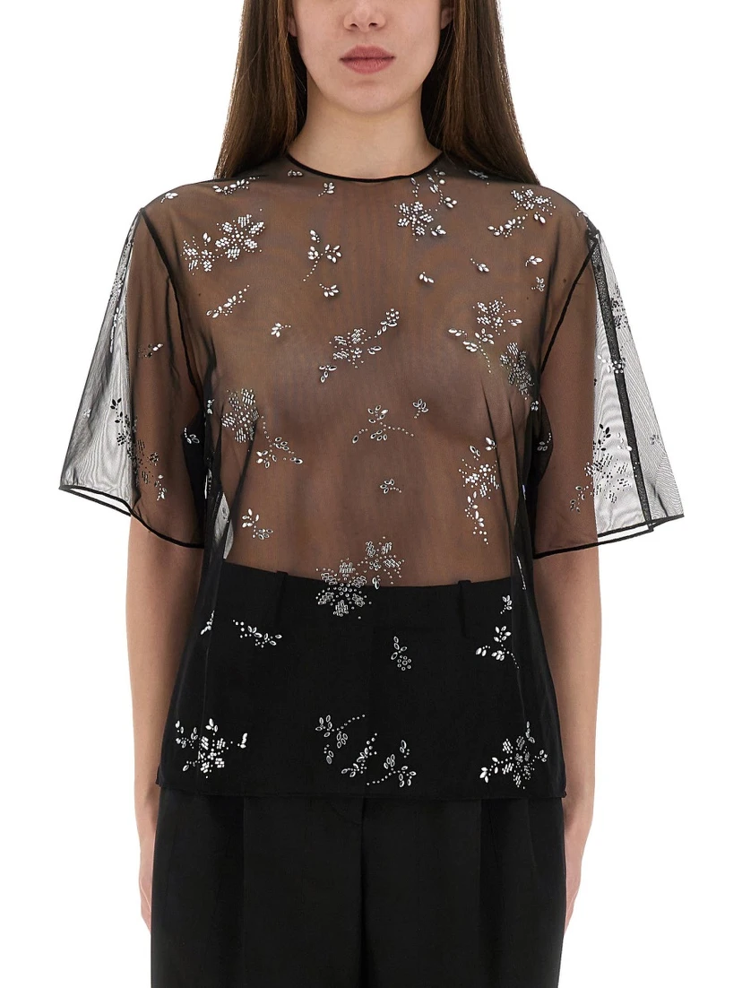 TRANSPARENT TOP WITH APPLICATIONS