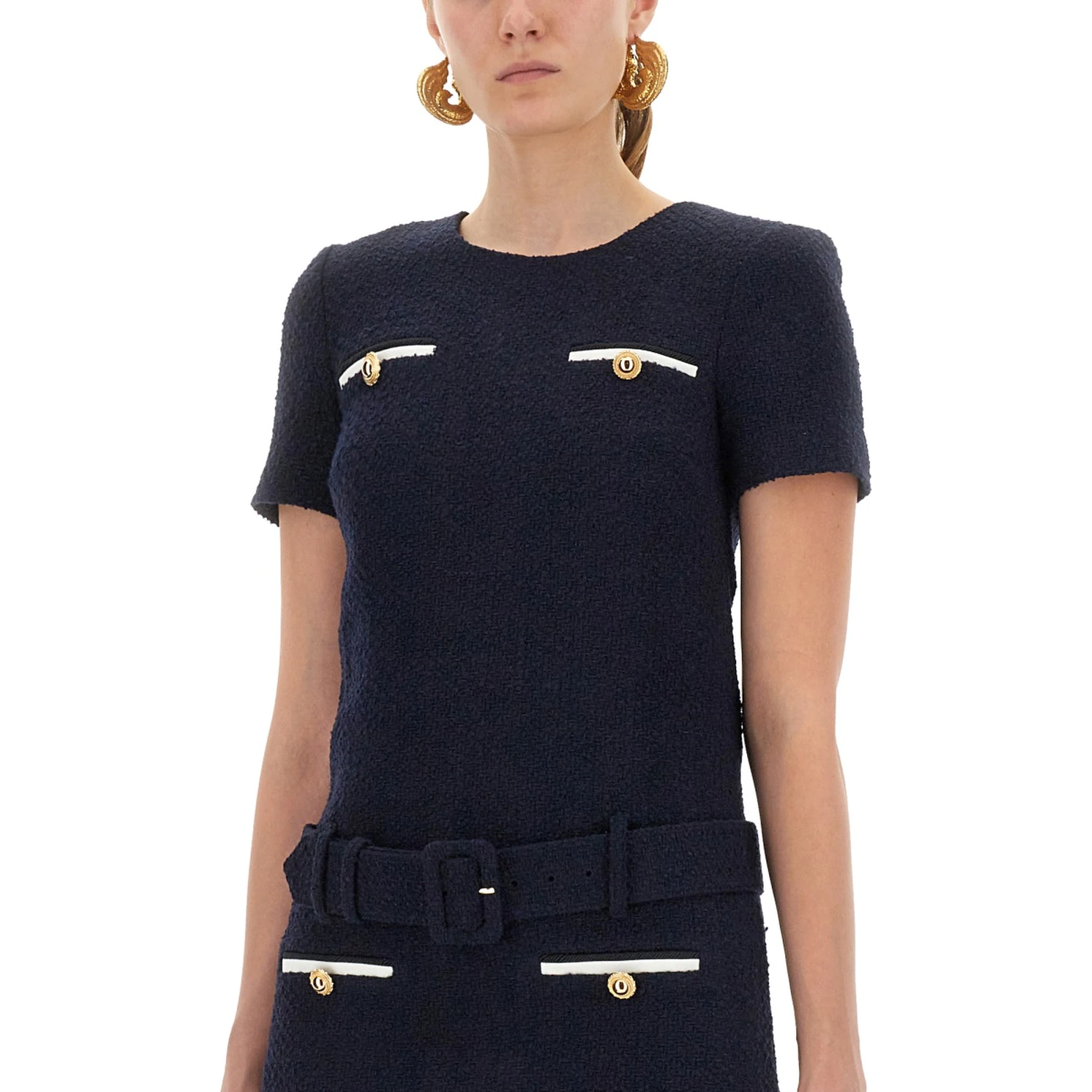 MINI BOUCLE DRESS