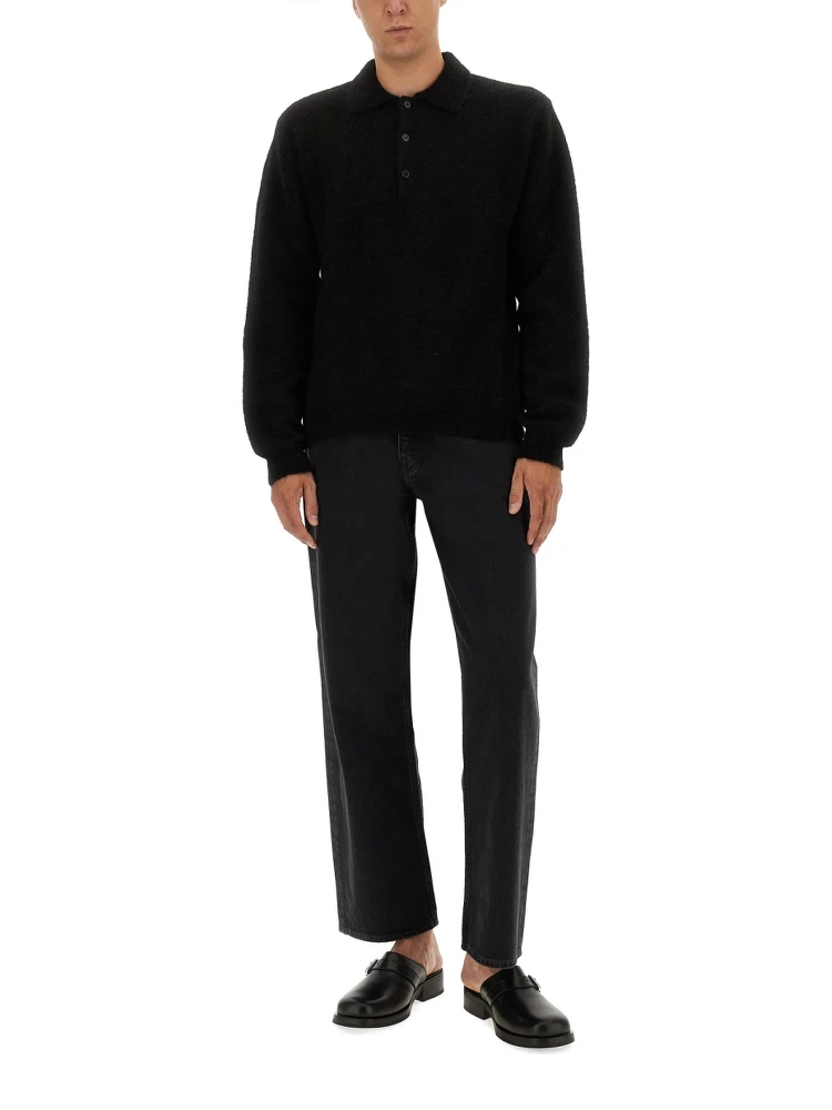 WOOL SWEATER WITH POLO COLLAR alternative