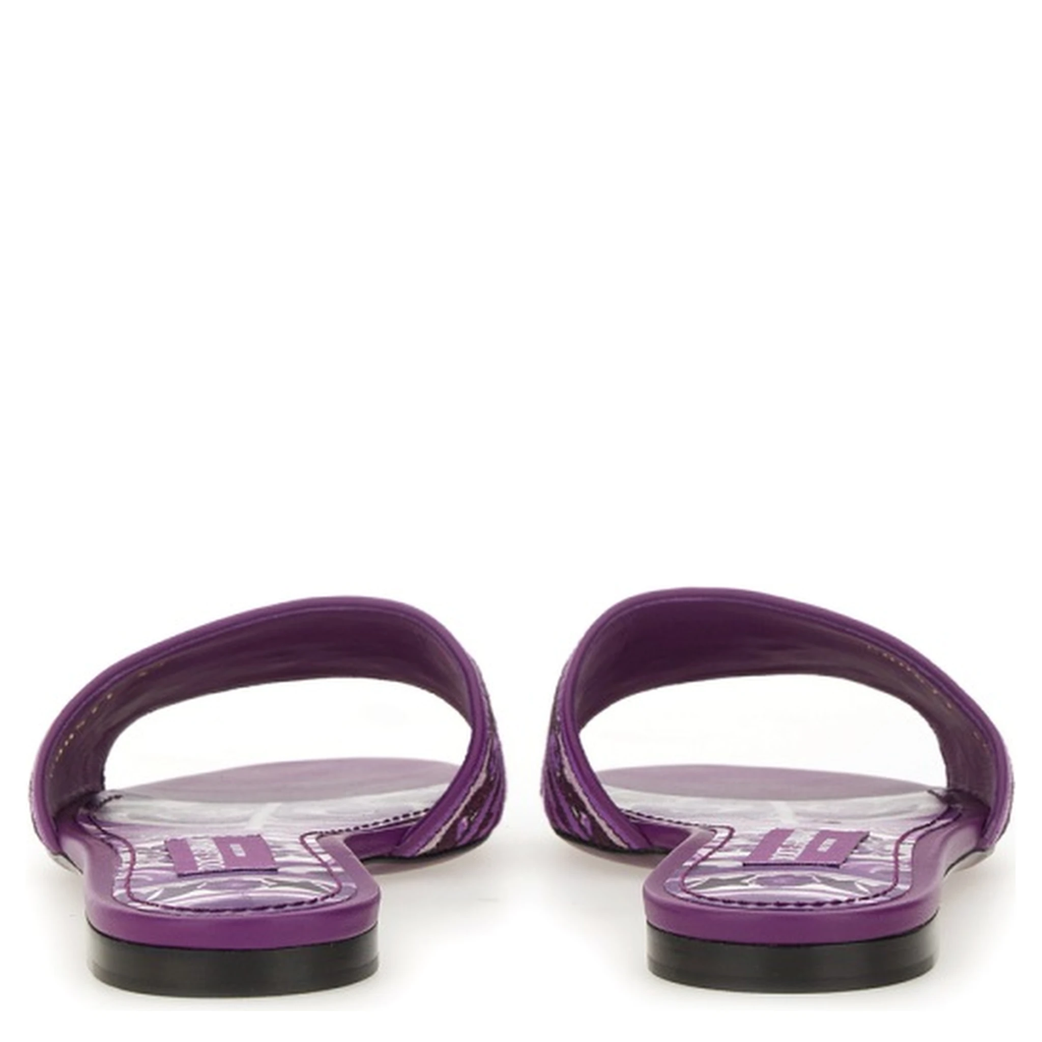 SLIDE SANDAL WITH EMBROIDERY