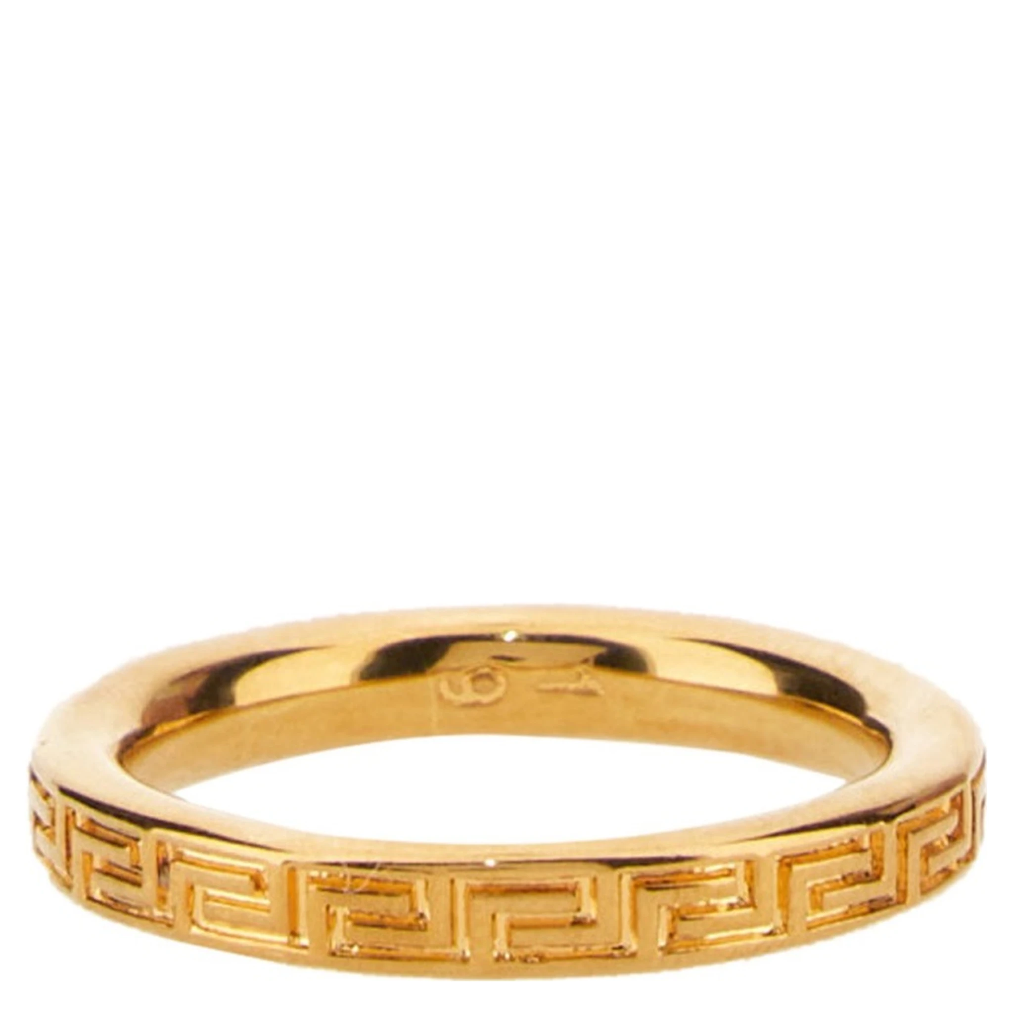 ANELLO CON CHIAVE GRECA INCISA