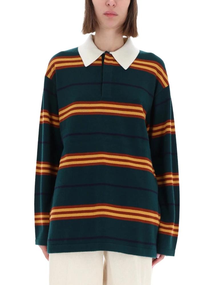 "STRIPED RUGBY" POLO SHIRT
