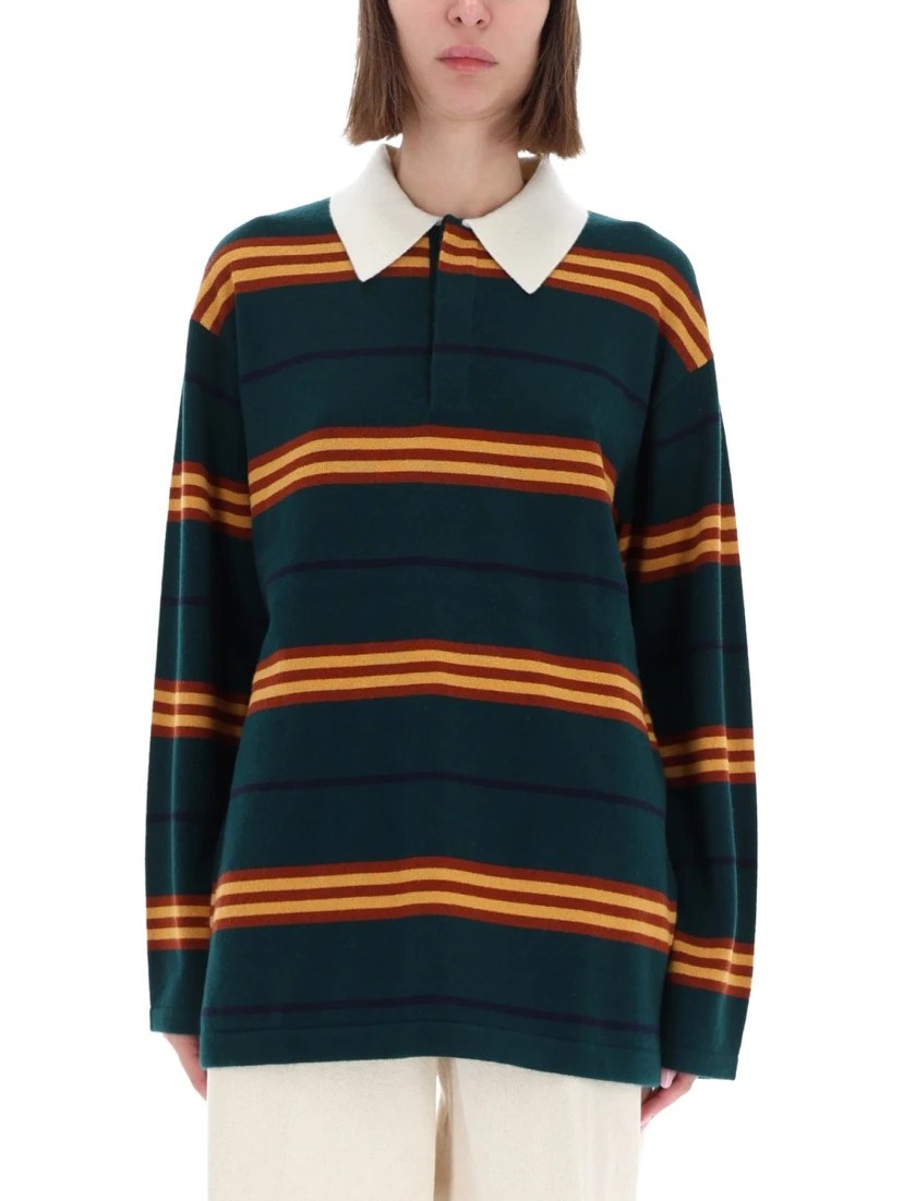 "STRIPED RUGBY" POLO SHIRT