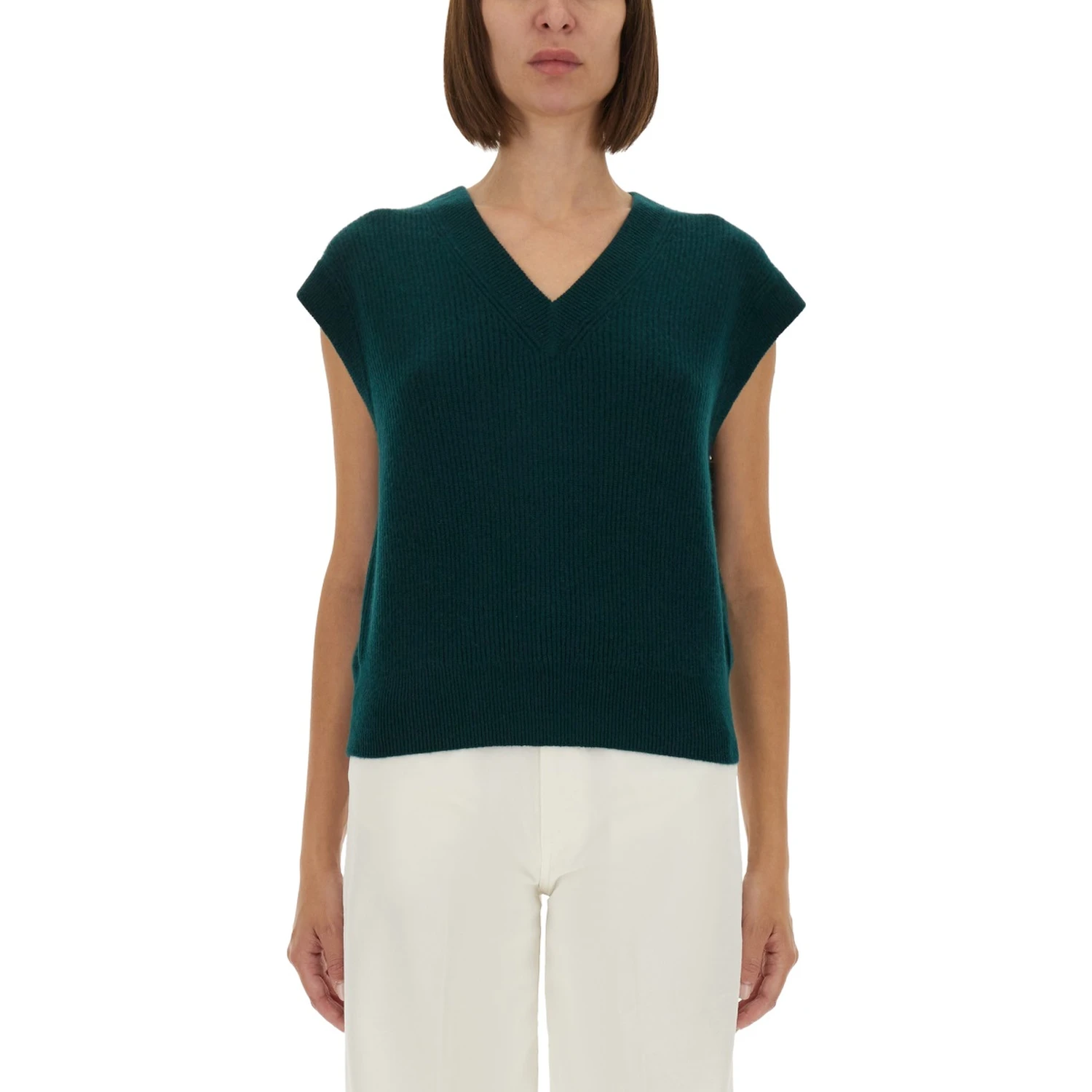 RIBBED KNIT VEST