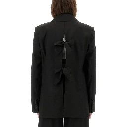 "PLUTO" BLAZER WITH BOW