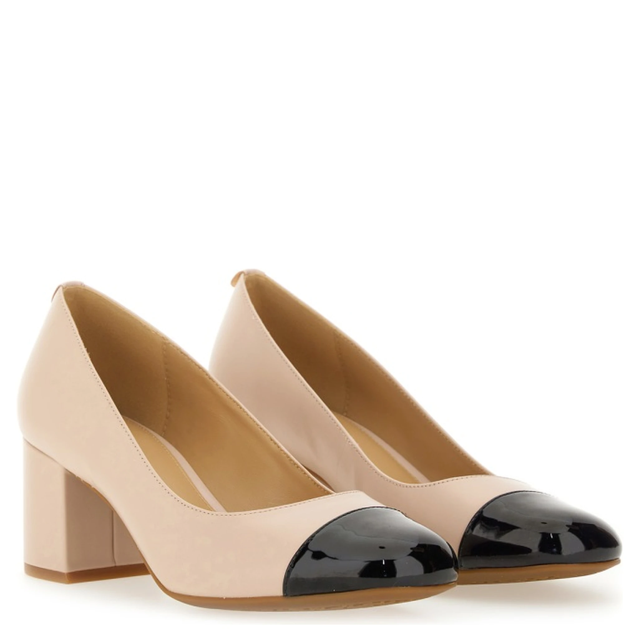 "PEARL FLEX" LEATHER PUMPS