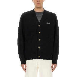 CARDIGAN WITH LOGO EMBROIDERY