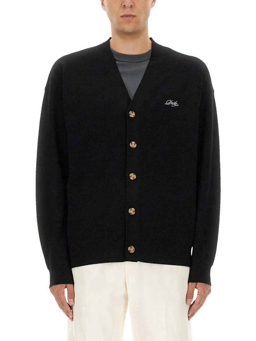 CARDIGAN WITH LOGO EMBROIDERY