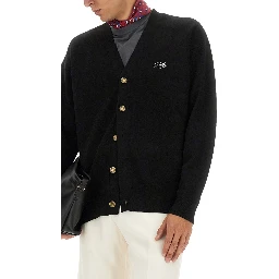 CARDIGAN WITH LOGO EMBROIDERY
