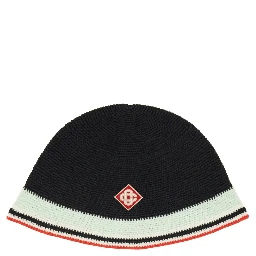 CROCHET HAT WITH LOGO