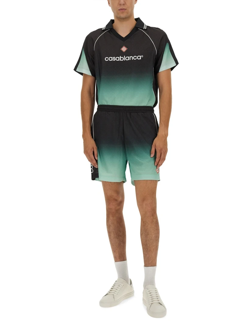 JACQUARD FOOTBALL SHORTS