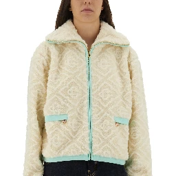MONOGRAMMED FLEECE JACKET