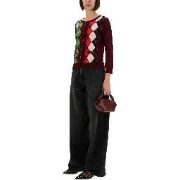 JACQUARD CASHMERE CARDIGAN