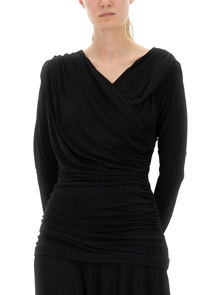 GATHERED MIDI DRESS alternative