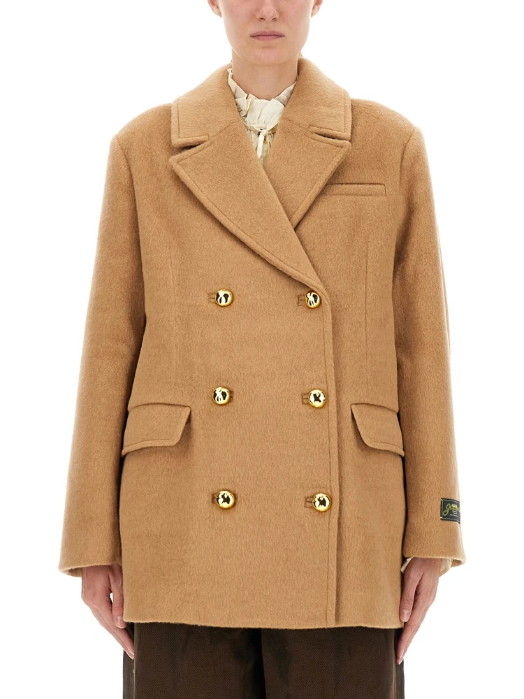DOUBLE-BREASTED WOOL BLAZER