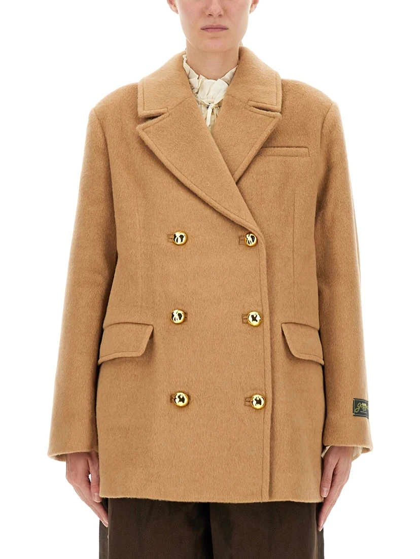 DOUBLE-BREASTED WOOL BLAZER