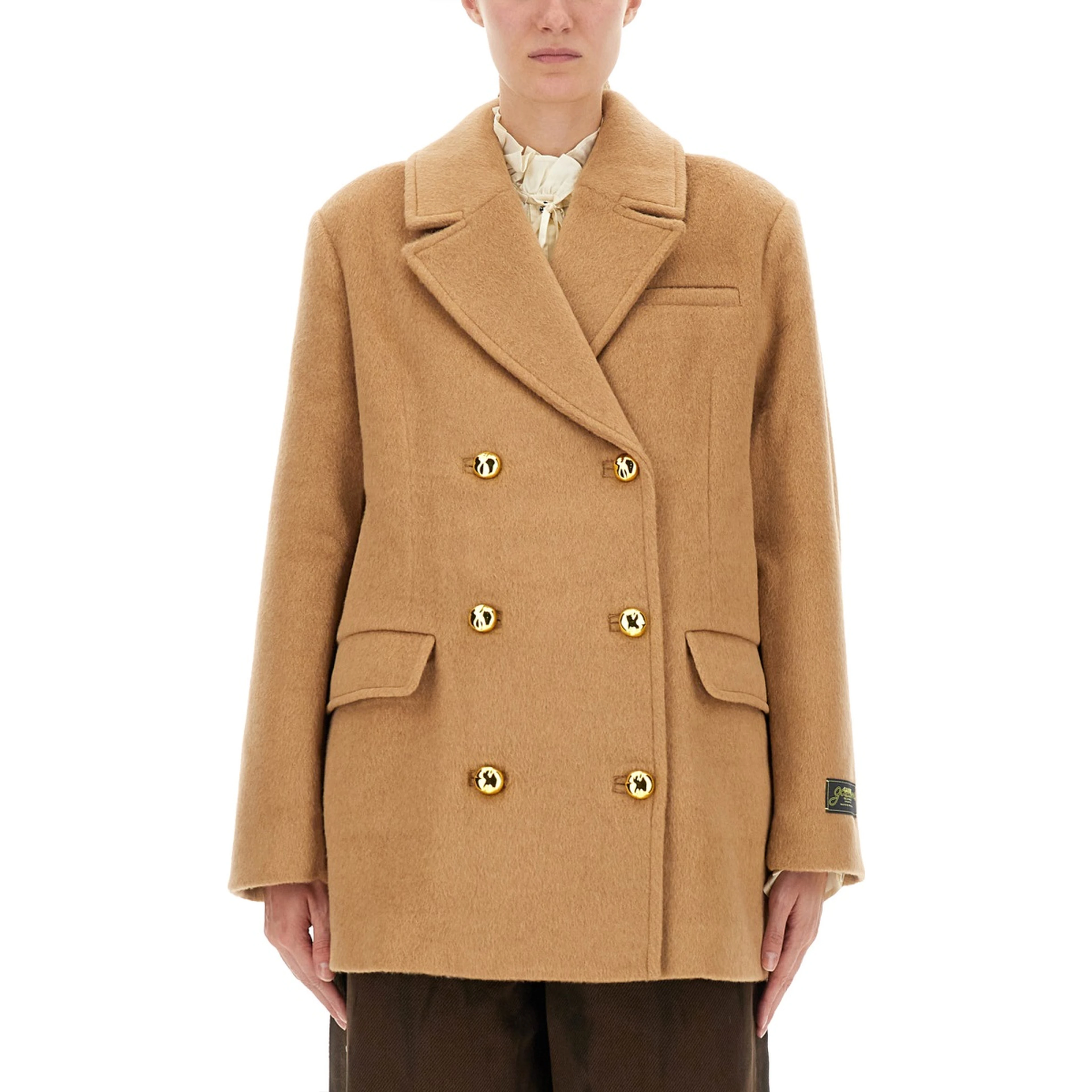 DOUBLE-BREASTED WOOL BLAZER