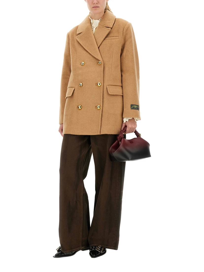 DOUBLE-BREASTED WOOL BLAZER