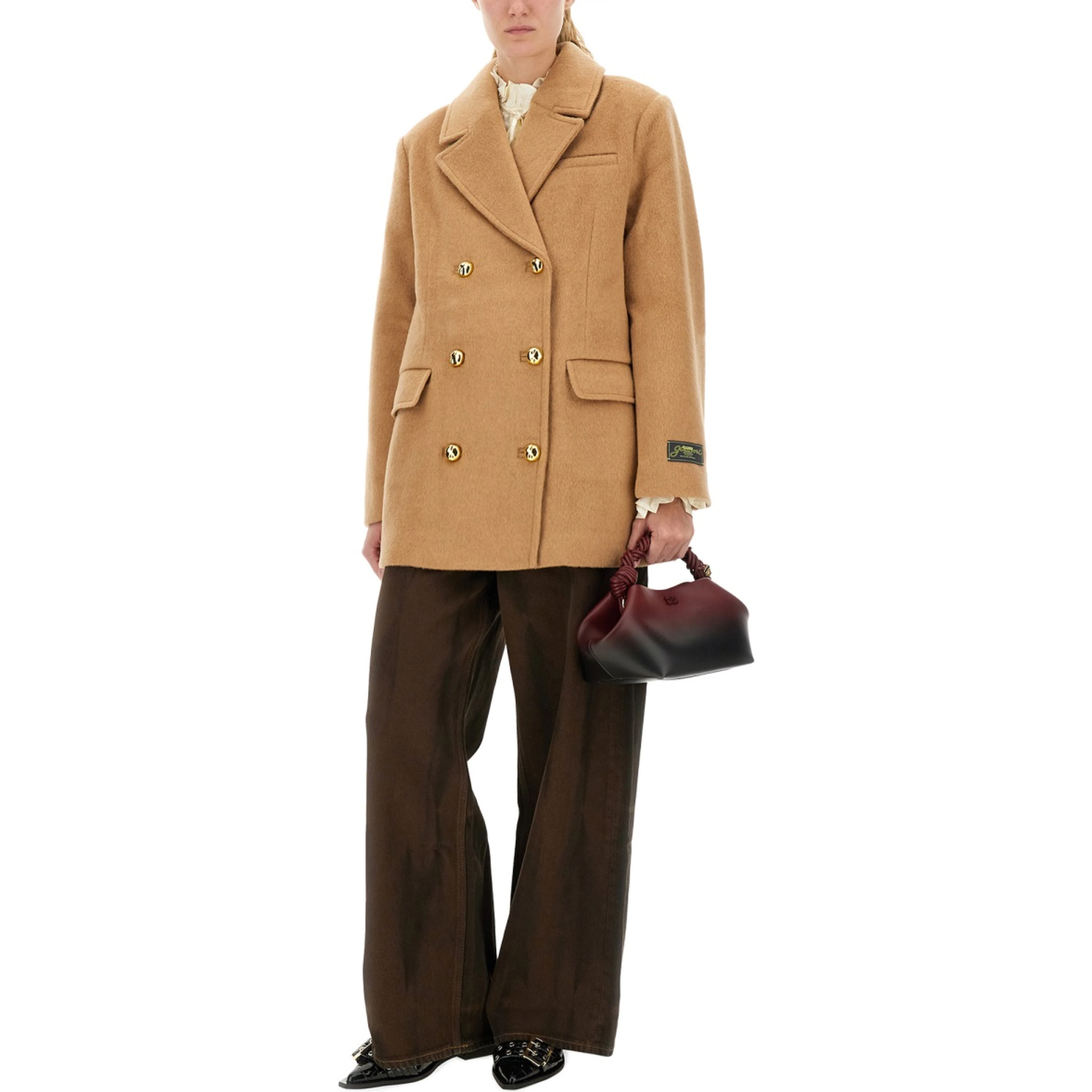 DOUBLE-BREASTED WOOL BLAZER