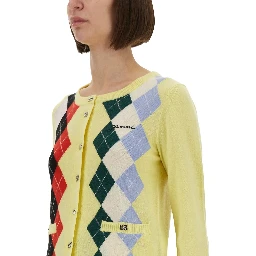 JACQUARD CASHMERE CARDIGAN