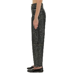 "STARY" JEANS IN SPARKLING FOIL